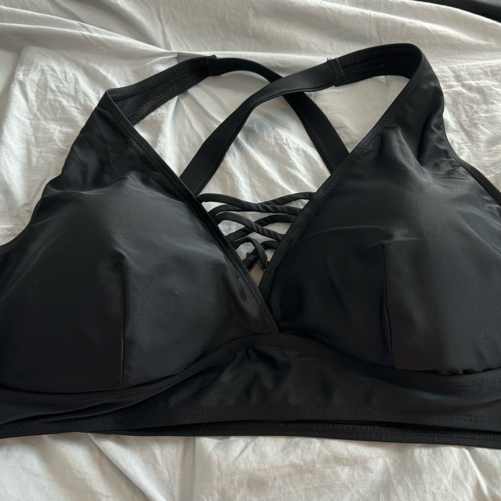 Torrid black swim top